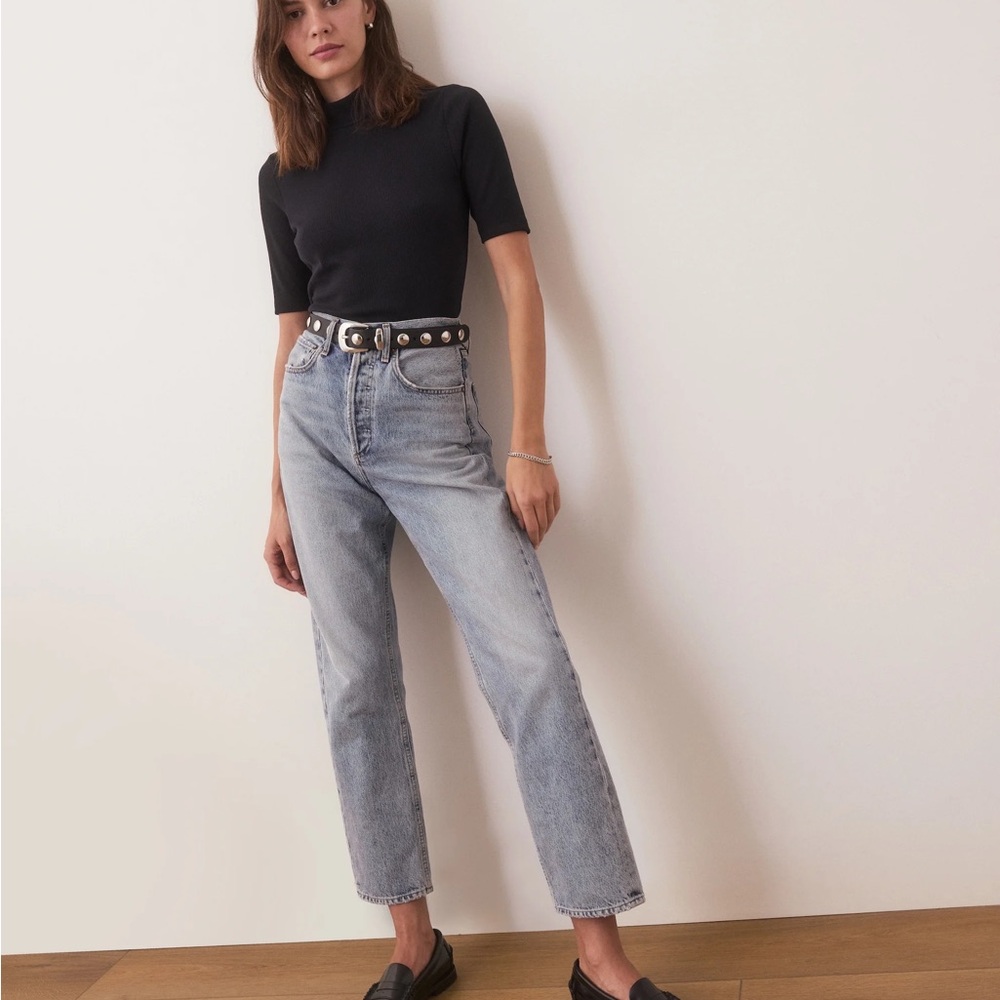 Lexi Rib Mock Neck Top